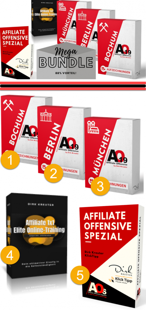 Affiliate Mega Starter Paket - by Dirk Kreuter – product image